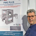 Produktneuheit auf dem Stand von Lovato International: Flamm-Maschine FIRE PLUS